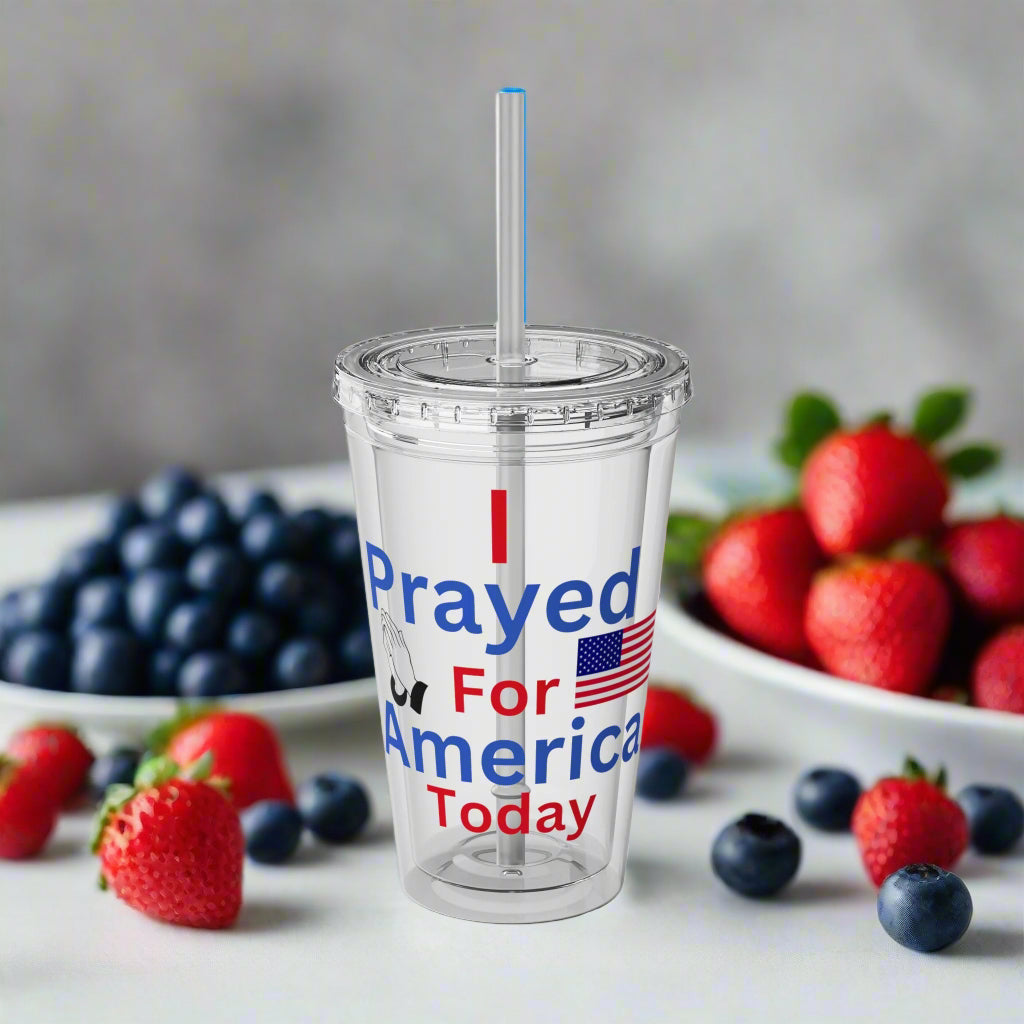 Sunsplash Tumbler with Straw, 16oz