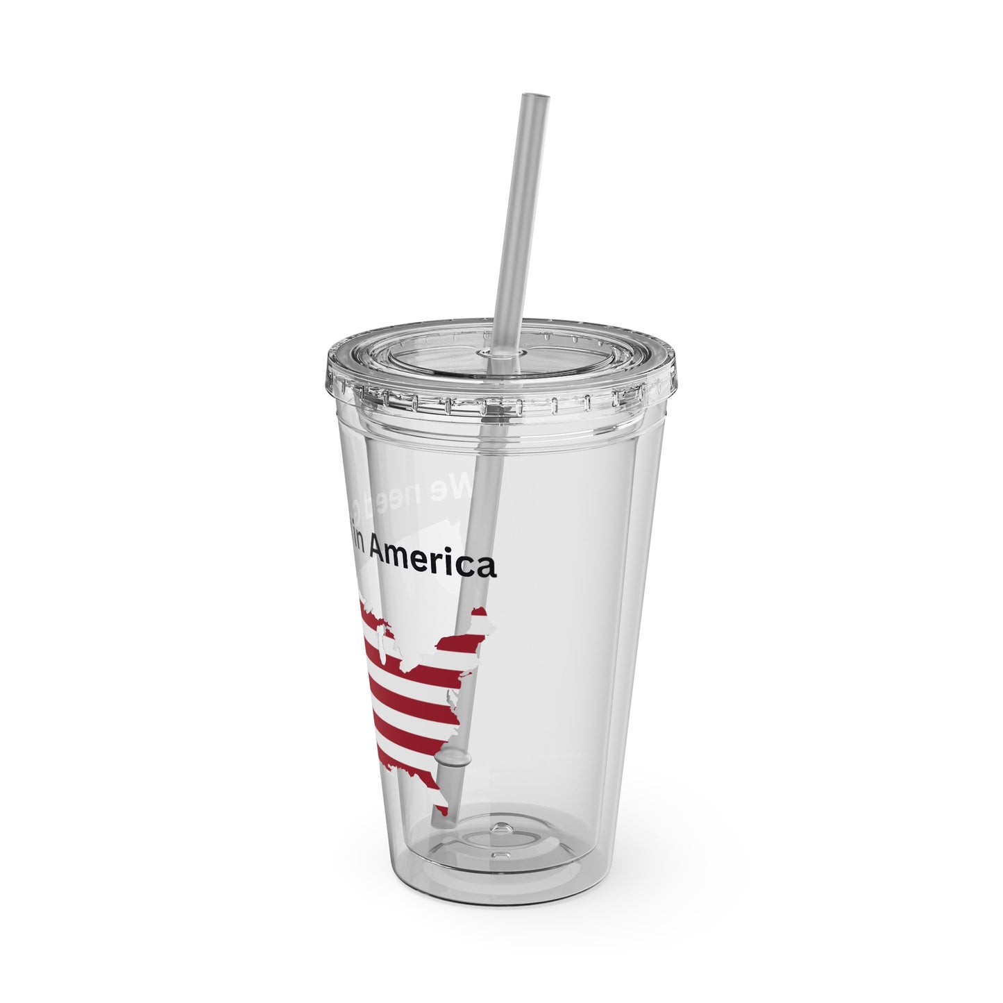 Sunsplash Tumbler with Straw, 16oz