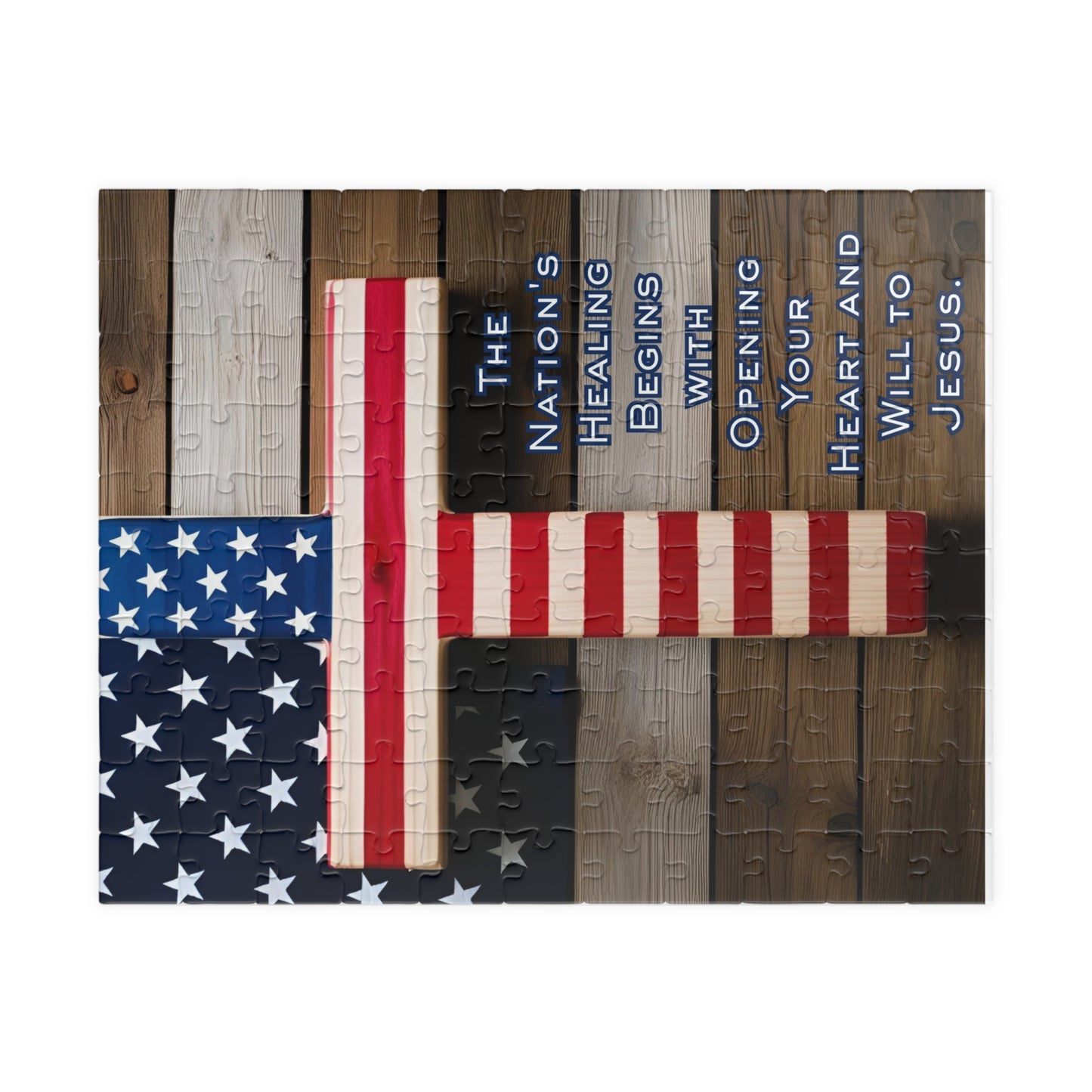 Patriotic Religious Puzzle - 110, 252, 520, 1014-piece
