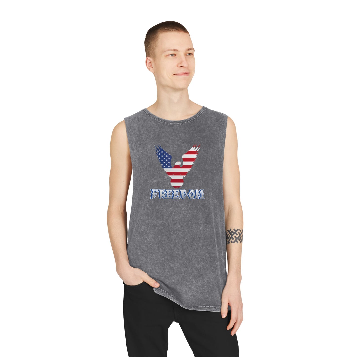 Freedom - Stonewash Tank Top