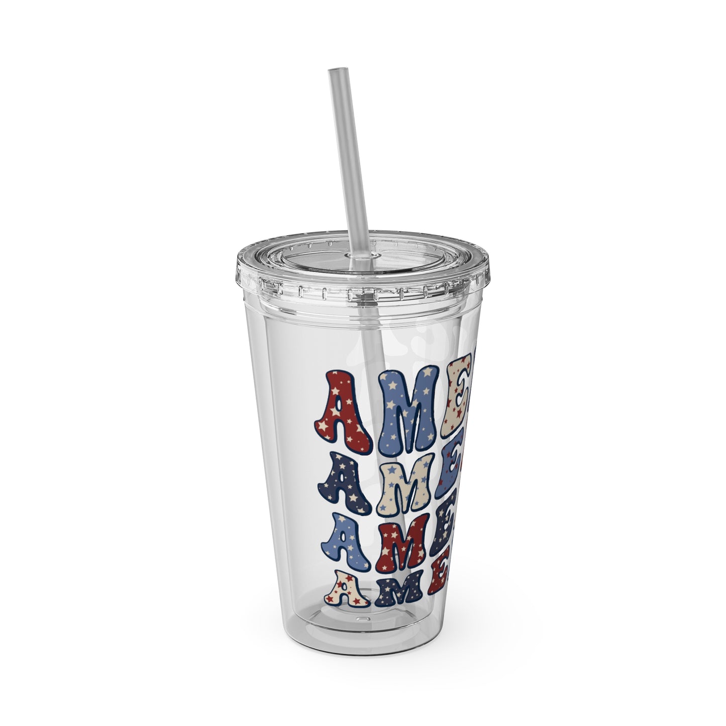 Sunsplash Tumbler with Straw, 16oz