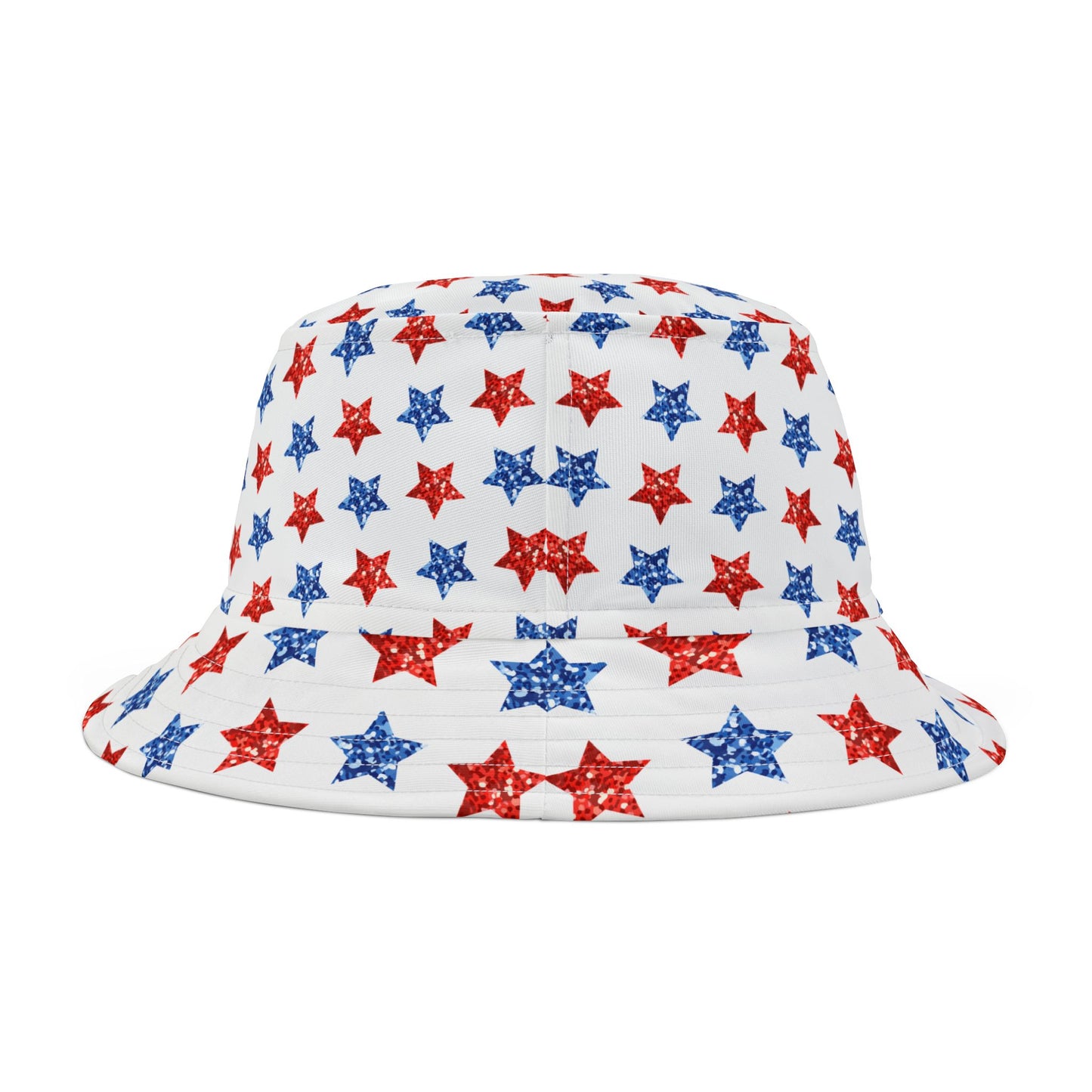 Patriotic Star Bucket Hat | Red, White & Blue Summer Accessory