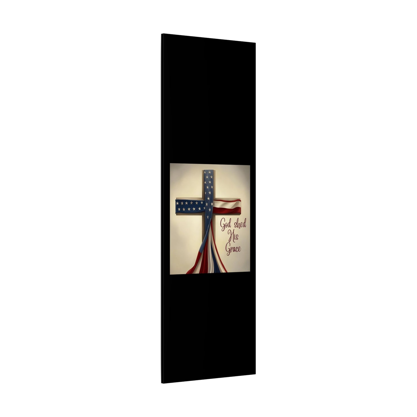 Inspirational Religious Canvas Art - 'God Shed His Grace' Wall Decor