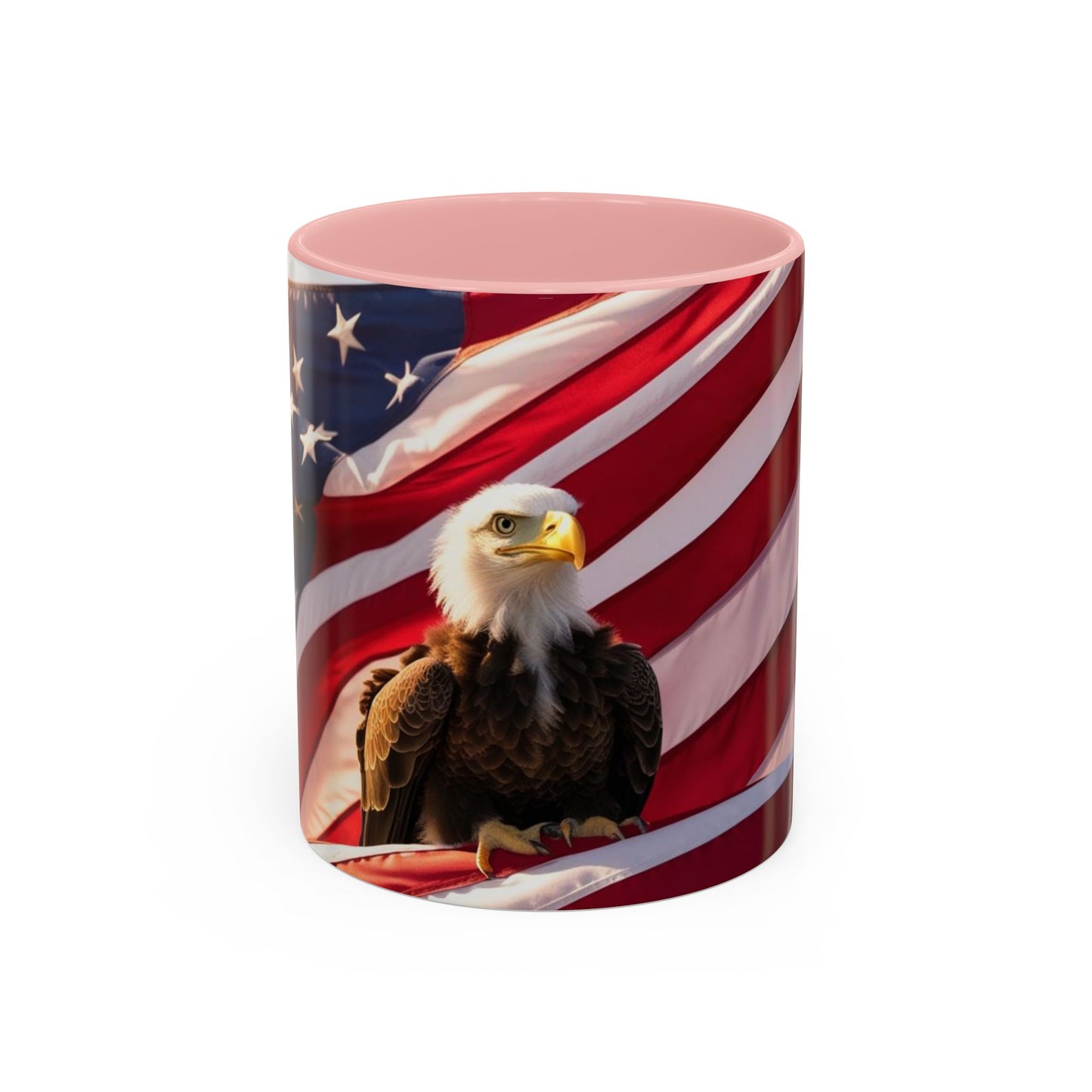 Patriotic Eagle Coffee Mug - Perfect USA Gift for Veterans, Independence Day, Memorial Day, Home Decor, Coffee Lovers