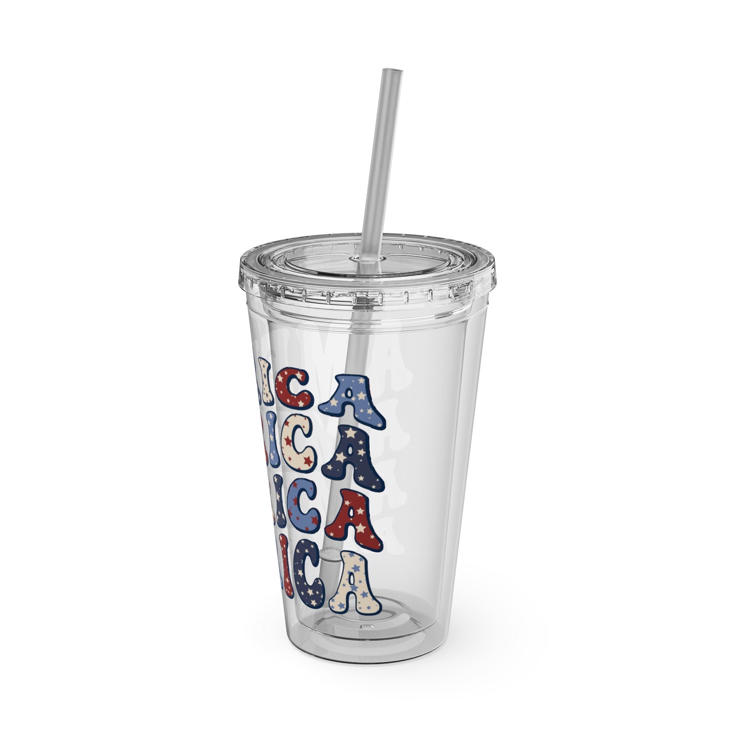 Sunsplash Tumbler with Straw, 16oz