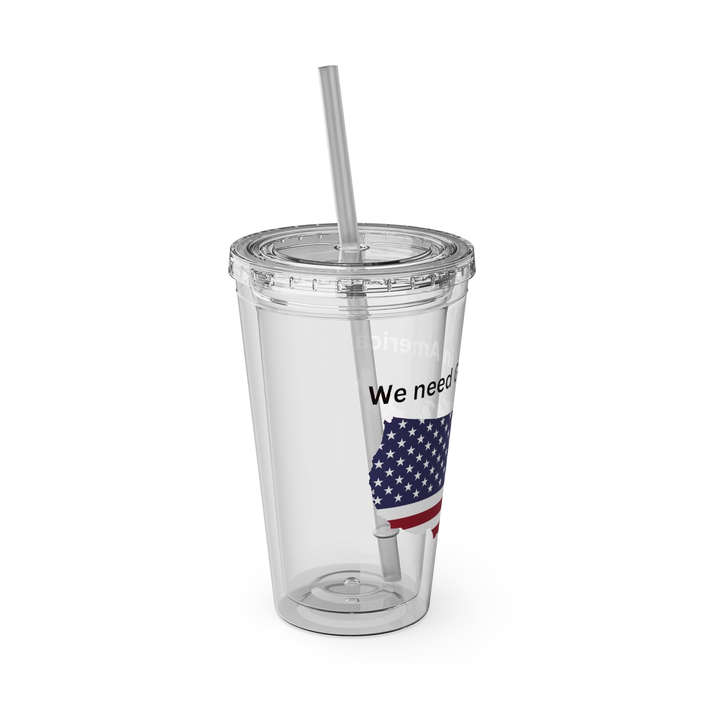 Sunsplash Tumbler with Straw, 16oz