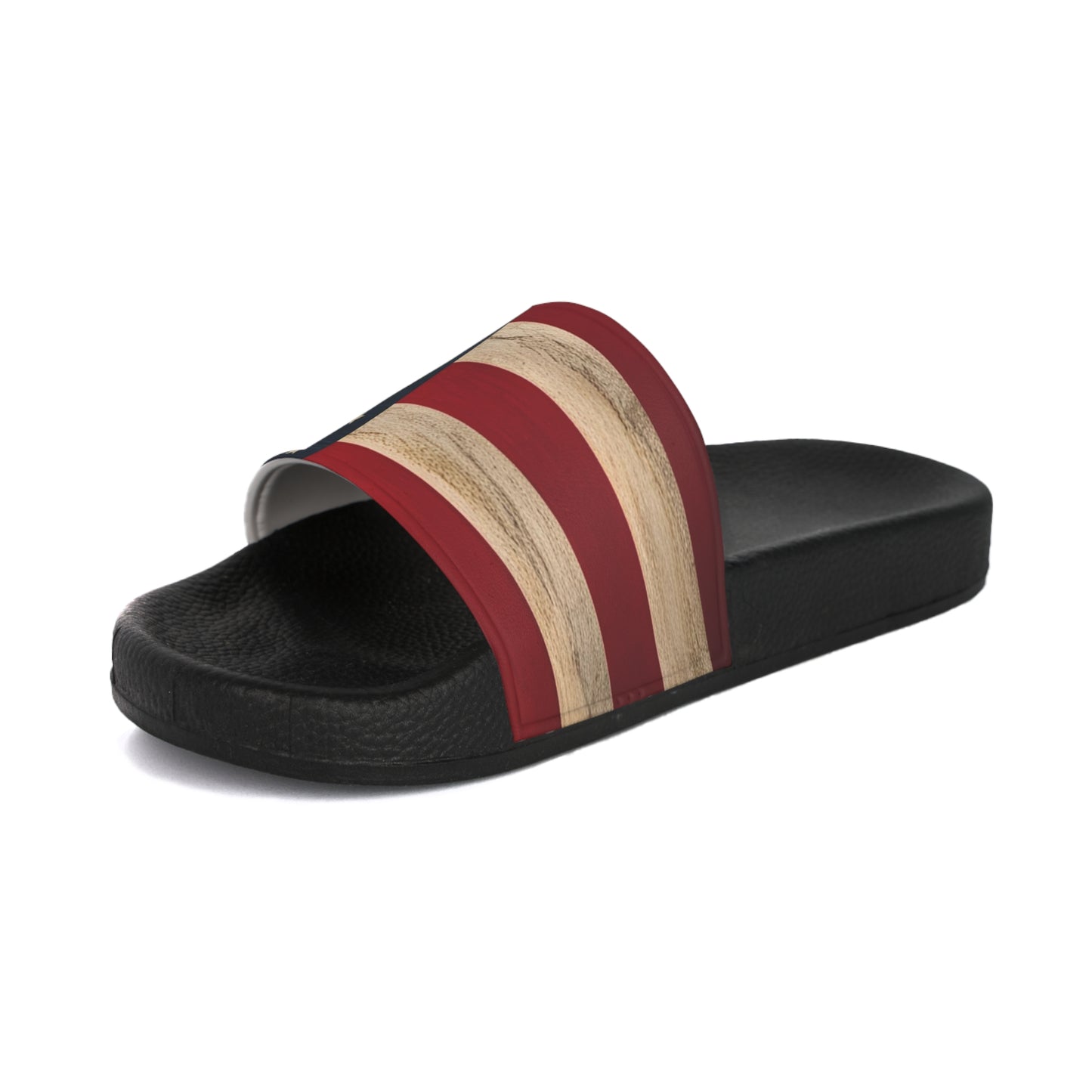Patriotic Men's Slide Sandals - American Flag Design for Summer Comfort