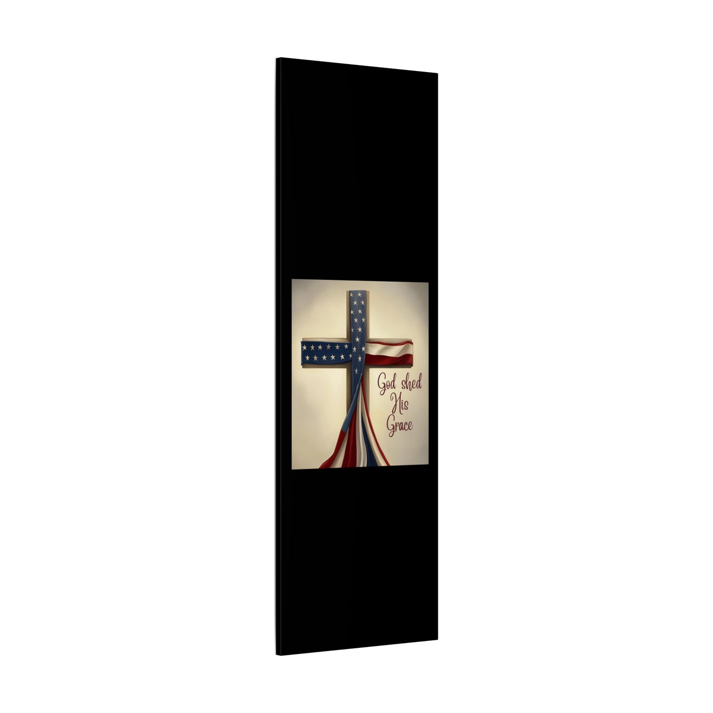 Inspirational Religious Canvas Art - 'God Shed His Grace' Wall Decor