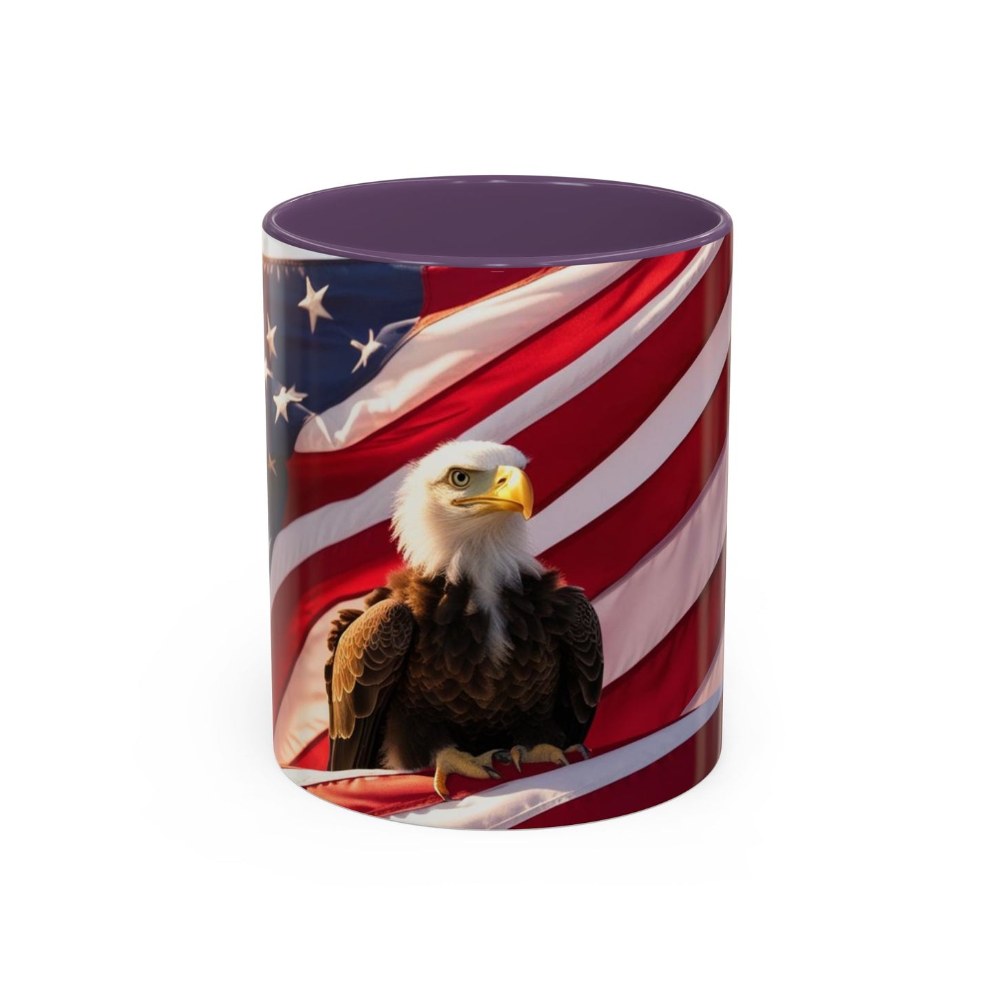 Patriotic Eagle Coffee Mug - Perfect USA Gift for Veterans, Independence Day, Memorial Day, Home Decor, Coffee Lovers