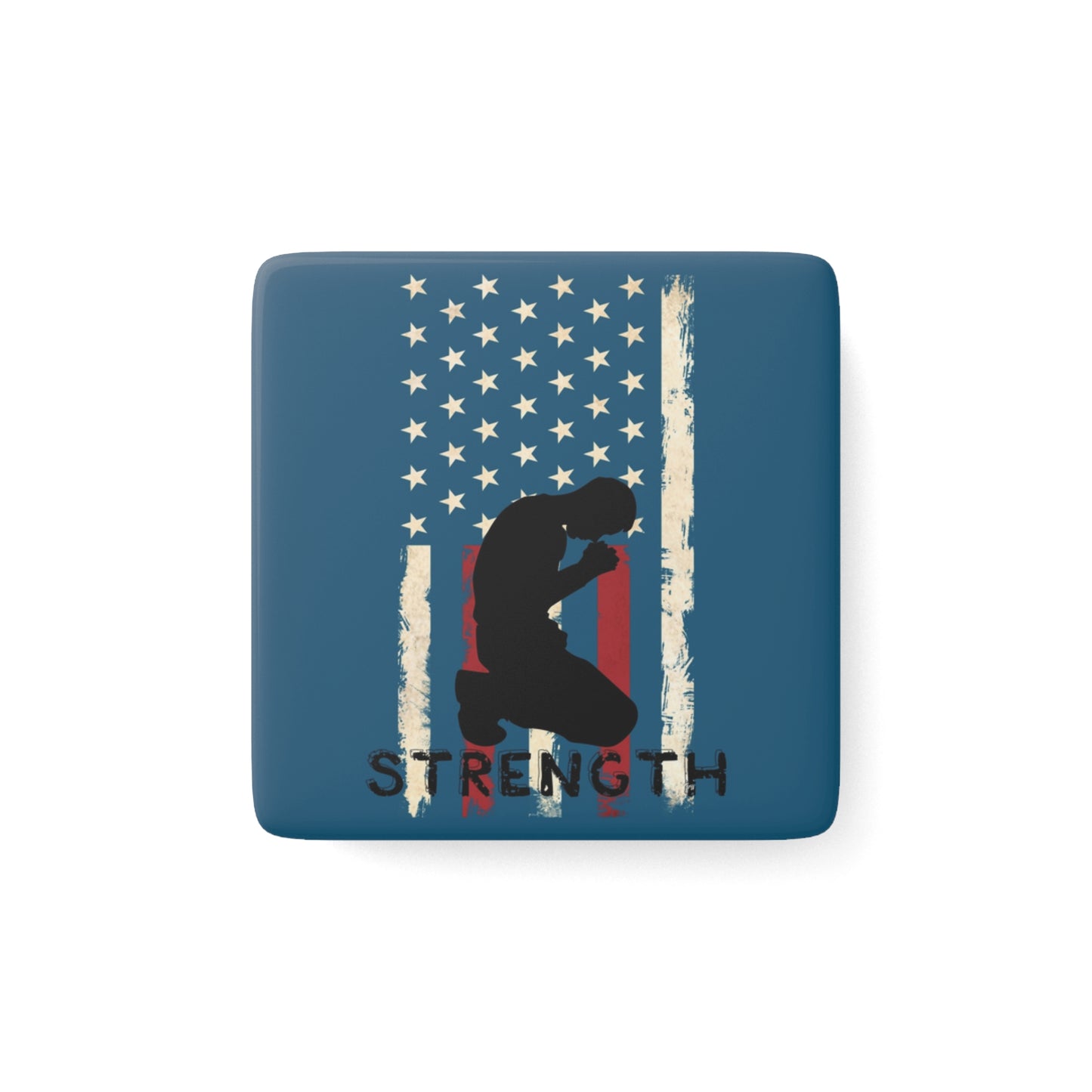 Porcelain Magnet, Square