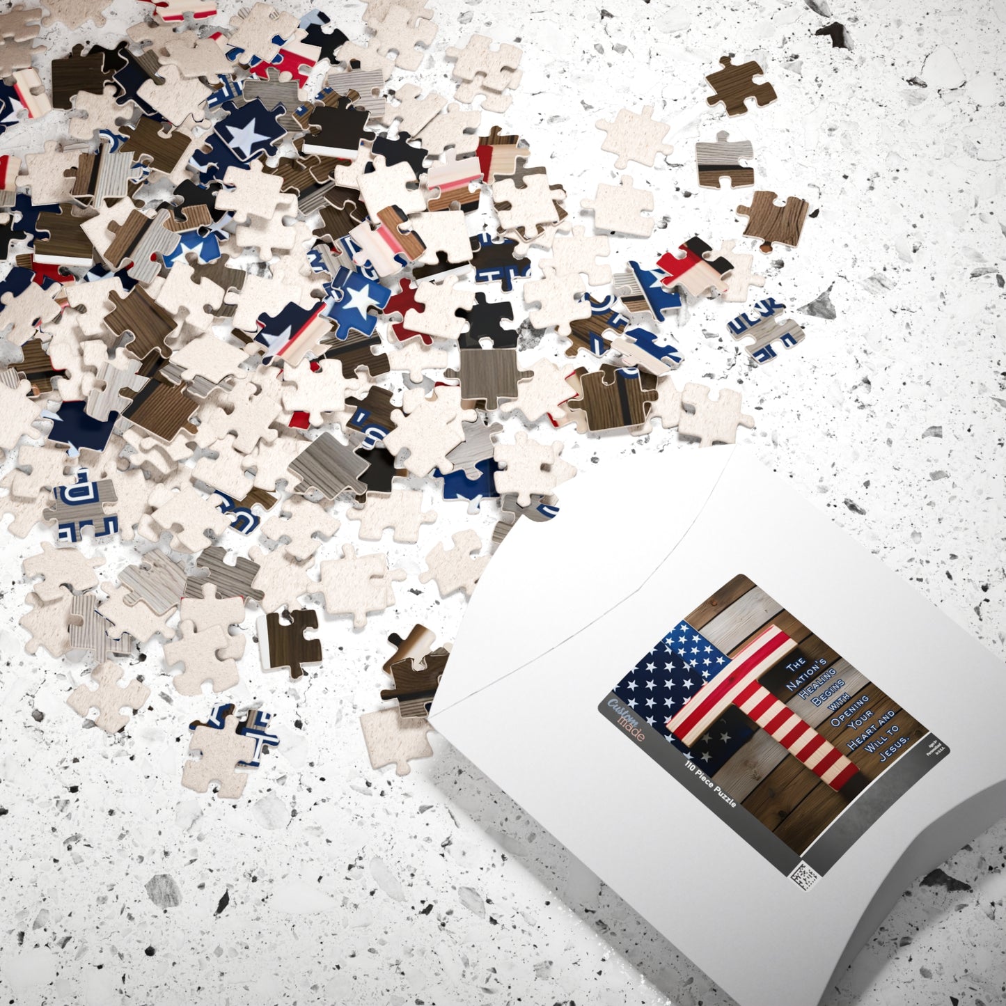Patriotic Religious Puzzle - 110, 252, 520, 1014-piece