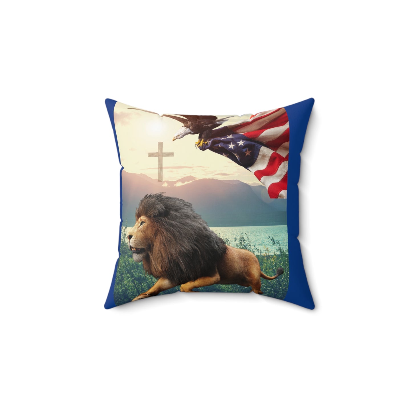 Spun Polyester Square Pillow