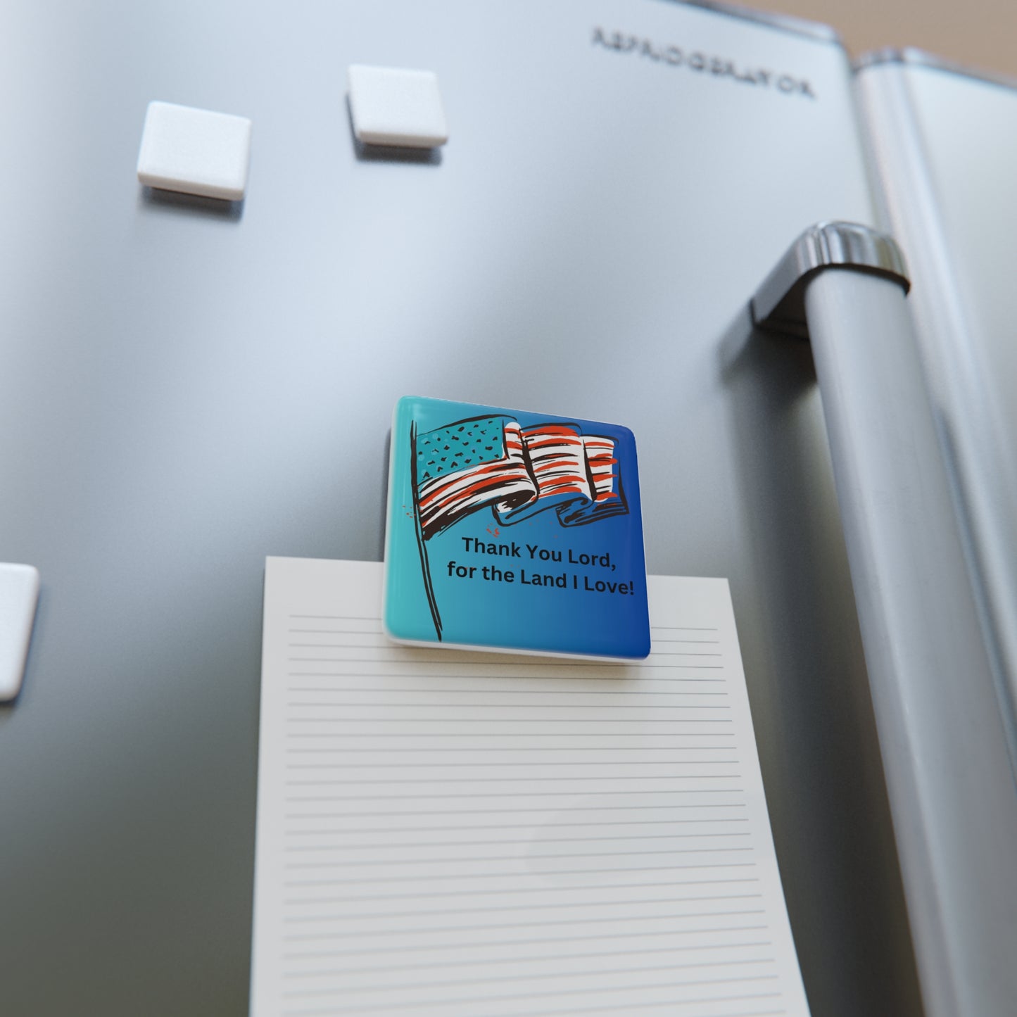 Porcelain Magnet, Square