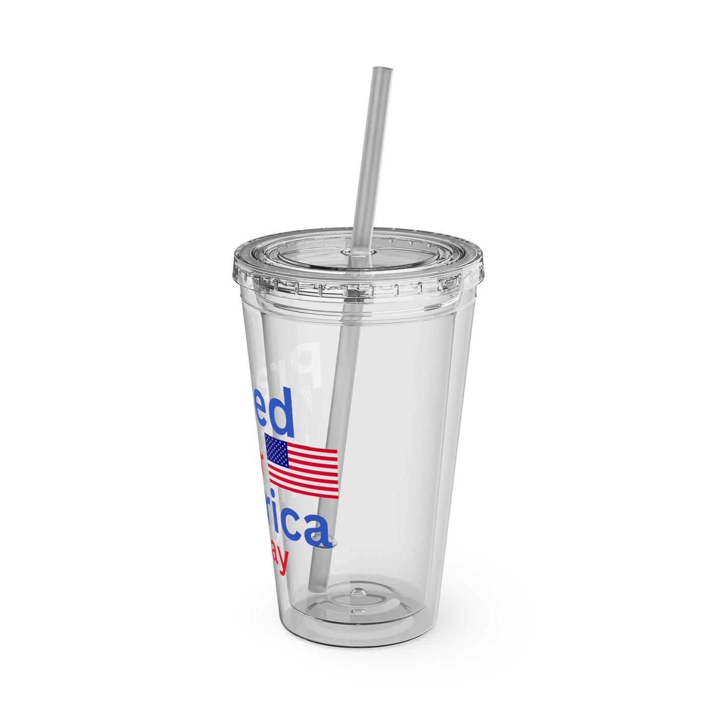 Sunsplash Tumbler with Straw, 16oz