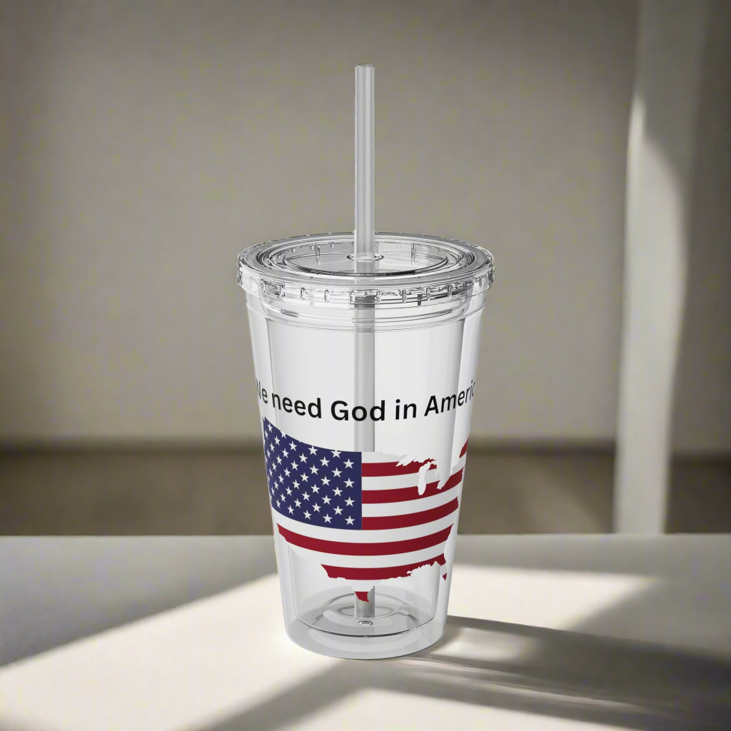 Sunsplash Tumbler with Straw, 16oz