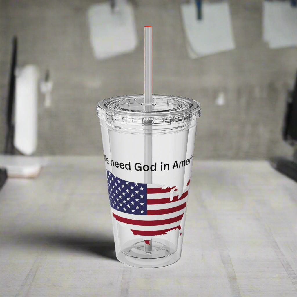 Sunsplash Tumbler with Straw, 16oz