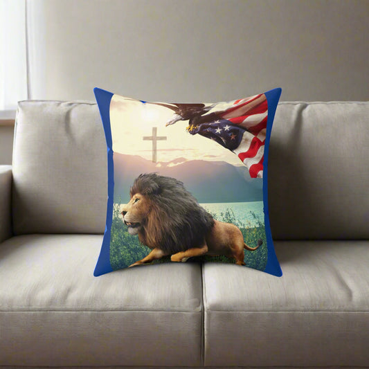 Spun Polyester Square Pillow