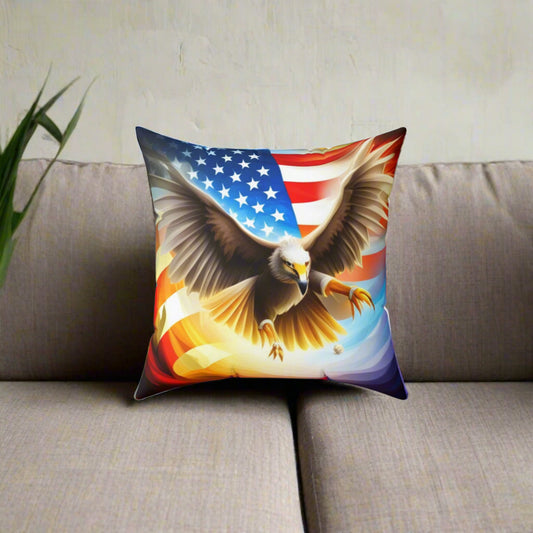 Spun Polyester Square Pillow