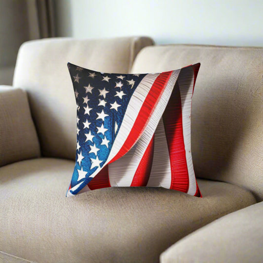 Spun Polyester Square Pillow