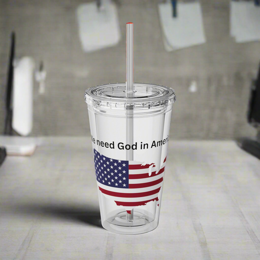 Sunsplash Tumbler with Straw, 16oz
